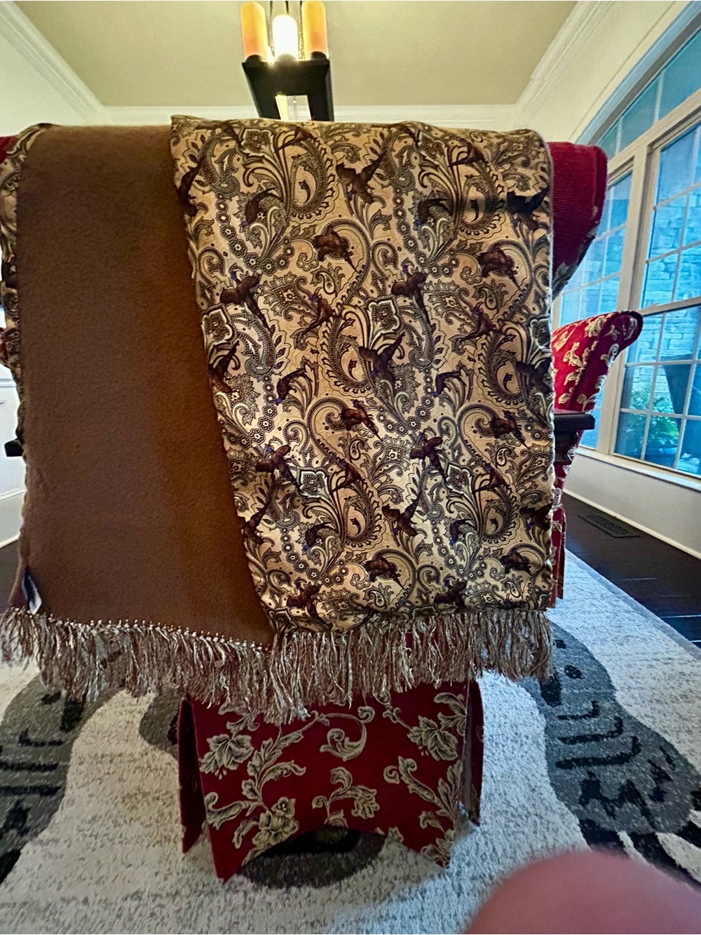 Men's Vintage J. Press Pheasant Scarf